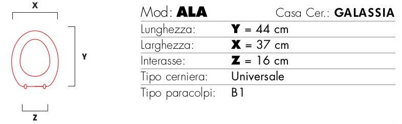 copriwater ala coprital
