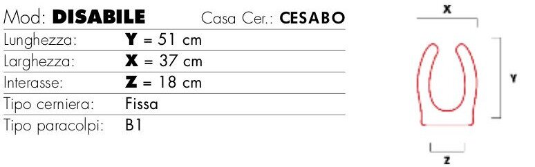 copriwater disabile coprital