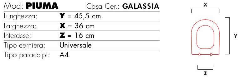 copriwater piuma coprital